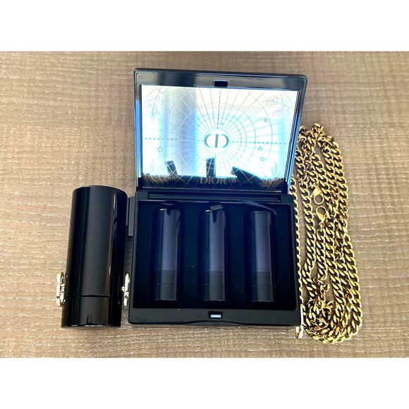 DIOR Rouge Minaudière Clutch with Lipsticks Set *New but No Box* - Picture 5 of 13